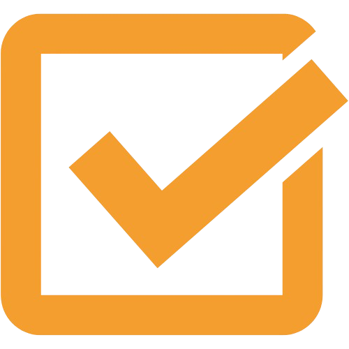 Prozess-Icon Anmeldung & Service: Checkbox-Symbol für die rechtssichere Anmeldung beim Netzbetreiber und die Übergabe von Prüfprotokollen in Hamburg.