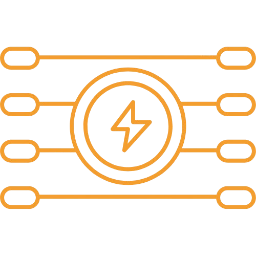 BAS-Technik Icon für Bauen & Vernetzen: Symbol für Elektroinstallation in Neu- und Altbauten, Gewerbe-Elektrik sowie Netzwerk- und Glasfasertechnik in Hamburg